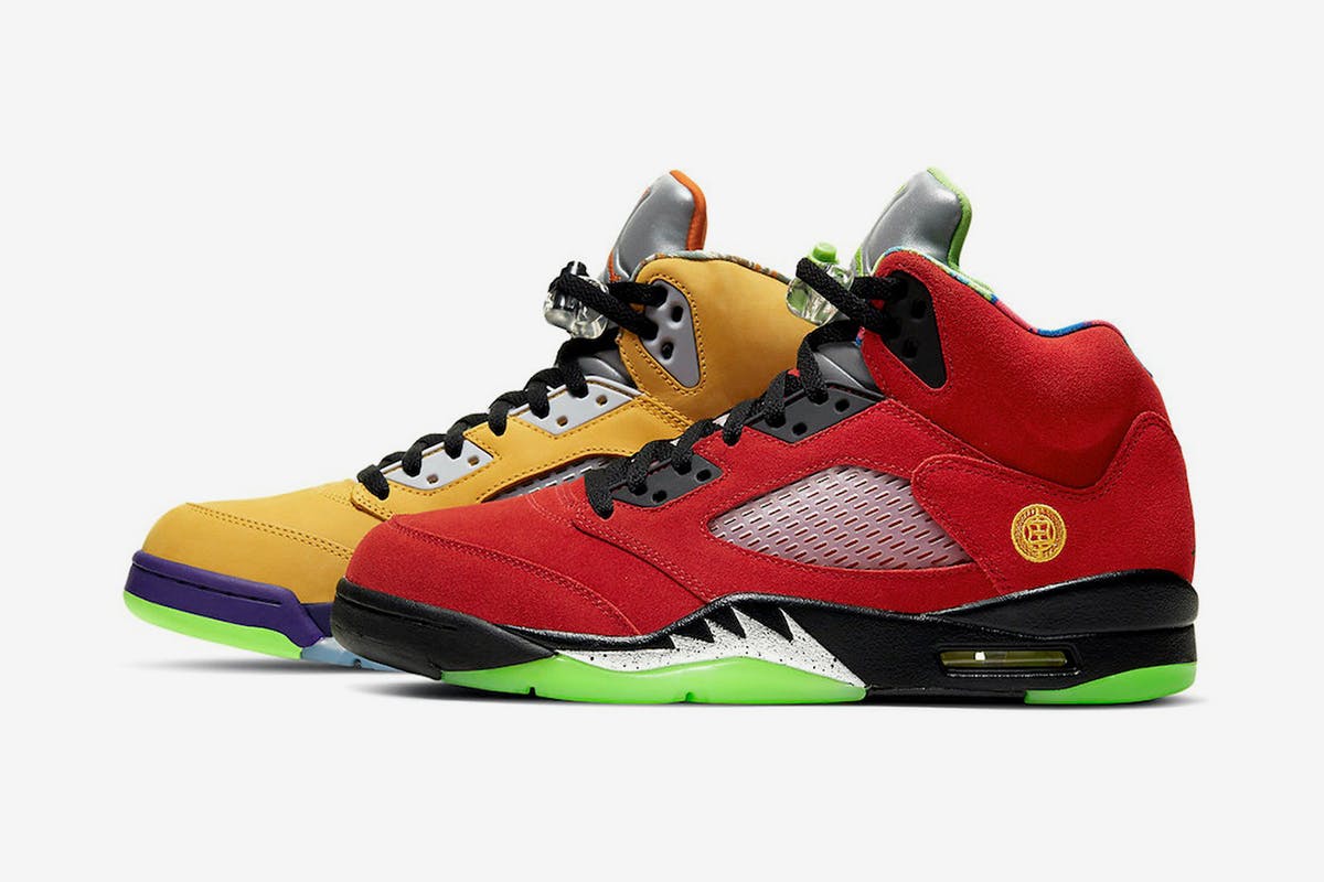 jordans 5 blue and yellow